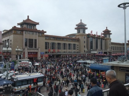 Railway station in Beijing